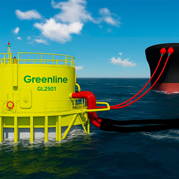 Greenline International (GLI) изготовил для складских нужд Выносное Причальное Устройство (ВПУ/CALM Buoy)